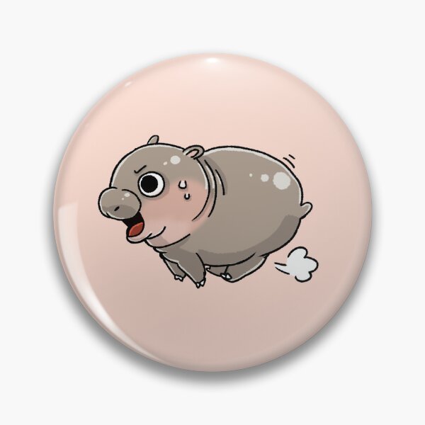Item preview, MooDeng - Little Pygmy Hippo No.1 designed and sold by Pergins-Art.