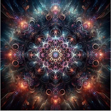 Artwork thumbnail, Cosmic Pattern by Intriguing Designs