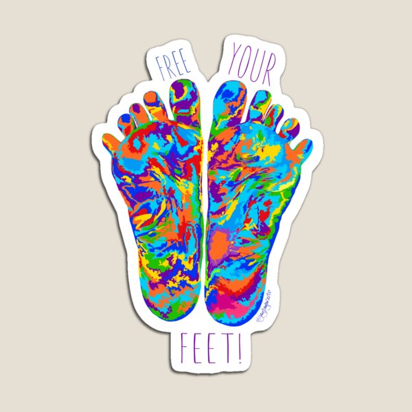 Free Your Feet - Rainbow Magnet