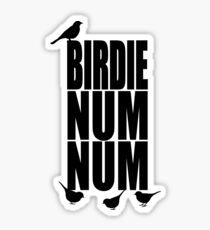 Birdie Num Num Sticker
