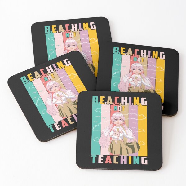 Item preview, Beaching Not Teaching - Anime Girl Summer Vibes Design designed and sold by KolbaVison.