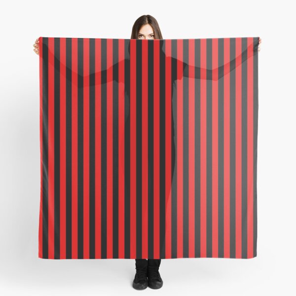Item preview, Black Red Wide Vertical Stripes designed and sold by Feeling Artsy.