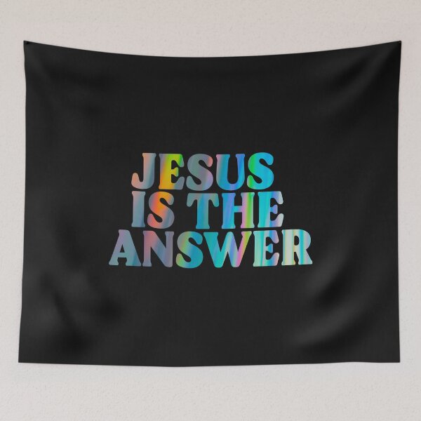 Item preview, Jesus is the answer- faith filled statement to encourage yourself and others designed and sold by JDreaming.