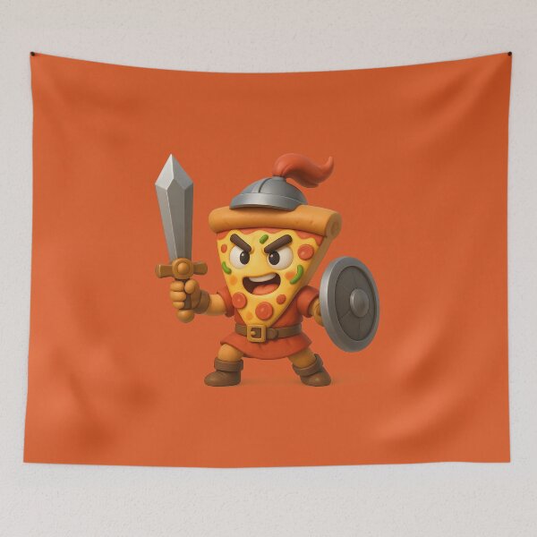 Item preview, Pizza Warrior designed and sold by OuroToon.