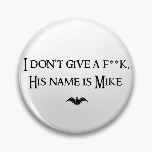 Item preview, His name is Mike (black) designed and sold by Order42.