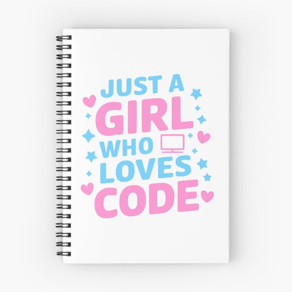 Item preview, Just A Girl Who Loves Code! designed and sold by PMCreative.