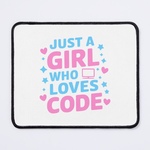 Item preview, Just A Girl Who Loves Code! designed and sold by PMCreative.