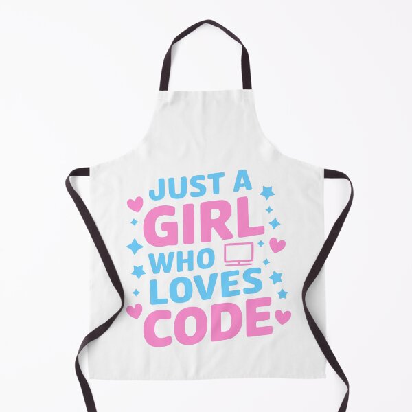 Item preview, Just A Girl Who Loves Code! designed and sold by PMCreative.