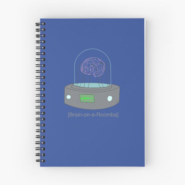 Item preview, Brain on a Roomba (darker background) designed and sold by MatEz.