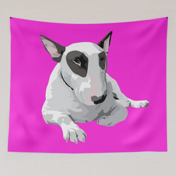 Item preview, English bull terrier - patch designed and sold by Anne Cakebread.