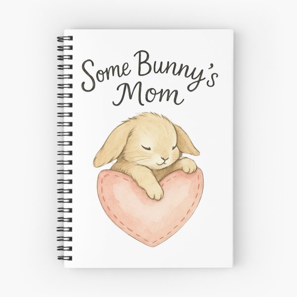 Artikelvorschau, Some Bunny's Mom – Süßes Häschen-Pastell-Aquarell-Design entworfen und verkauft von NiftyTees.