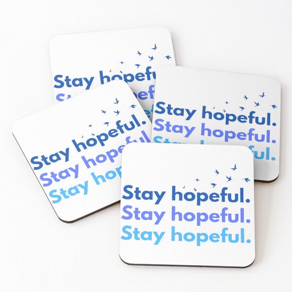 Item preview, Stay Hopeful Poster - Minimalist Motivational Quote Art for Home and Office designed and sold by DesignAnother.