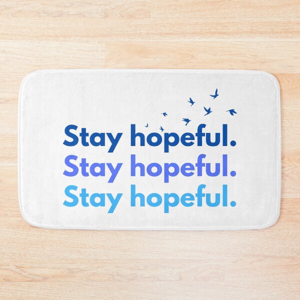 Item preview, Stay Hopeful Poster - Minimalist Motivational Quote Art for Home and Office designed and sold by DesignAnother.