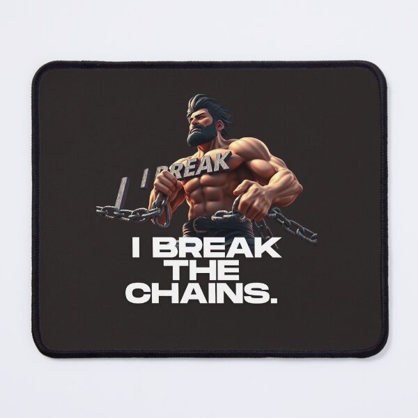 Item preview, UNLEASH YOUR POWER: I BREAK THE CHAINS T-SHIRT designed and sold by Mikel-empire.