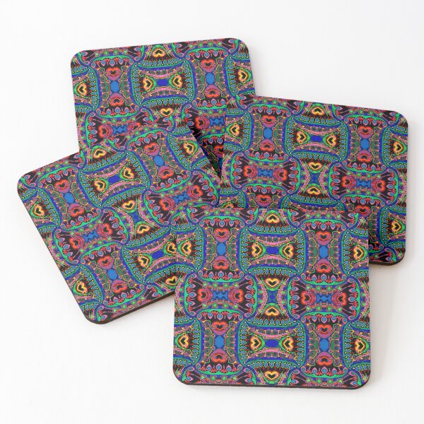 Item preview, Bohemian Torchatrail Squares designed and sold by Deborah Maxemow.