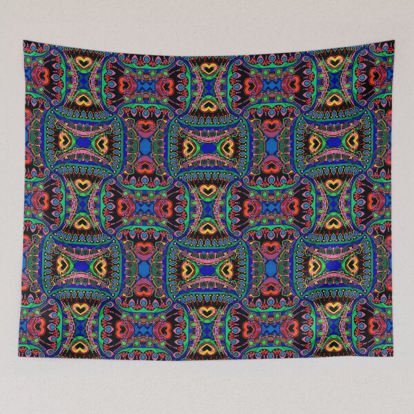 Item preview, Bohemian Torchatrail Squares designed and sold by Deborah Maxemow.