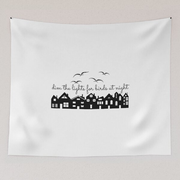 Item preview, Dim the Lights for Birds at Night | Migratory Birds | Bird Lovers designed and sold by SunandShade.