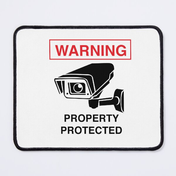 Item preview, Security Camera sign designed and sold by Anne Cakebread.