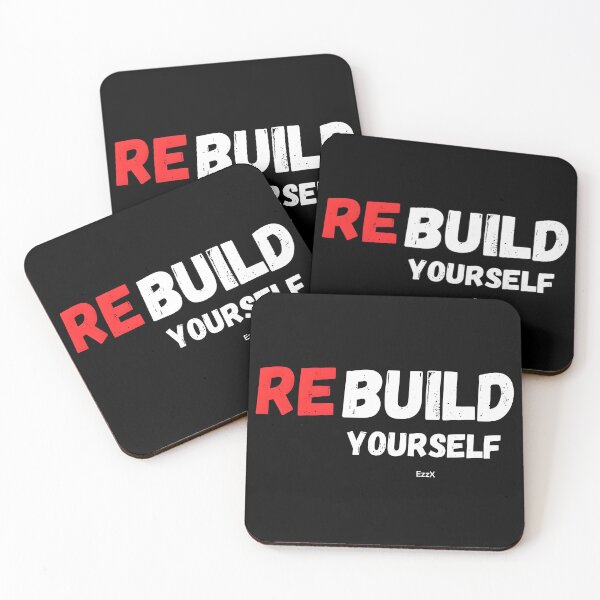 Item preview, Rebuild Yourself – Motivational Typography Quote for Growth & Strength designed and sold by EzzX.
