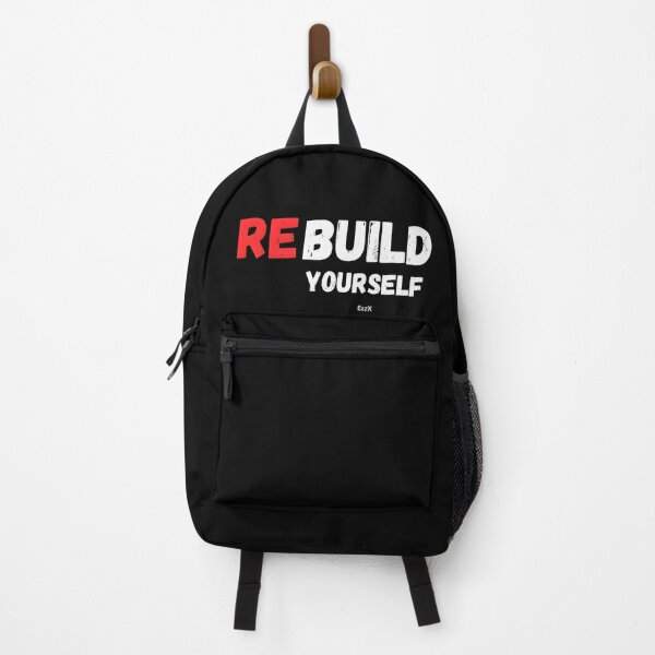 Item preview, Rebuild Yourself – Motivational Typography Quote for Growth & Strength designed and sold by EzzX.