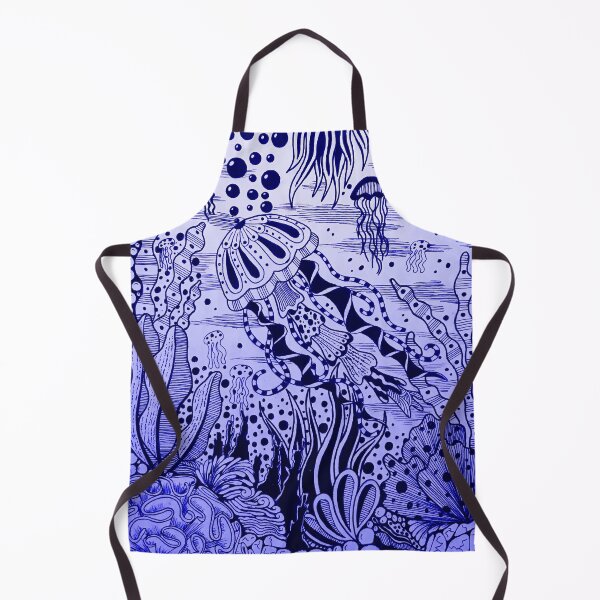 Item preview, Blue zen tangle ocean  designed and sold by Fred  Terpe.