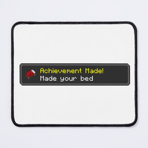 Item preview, Minecraft Achievement: made your bed designed and sold by newfangirlmerch.