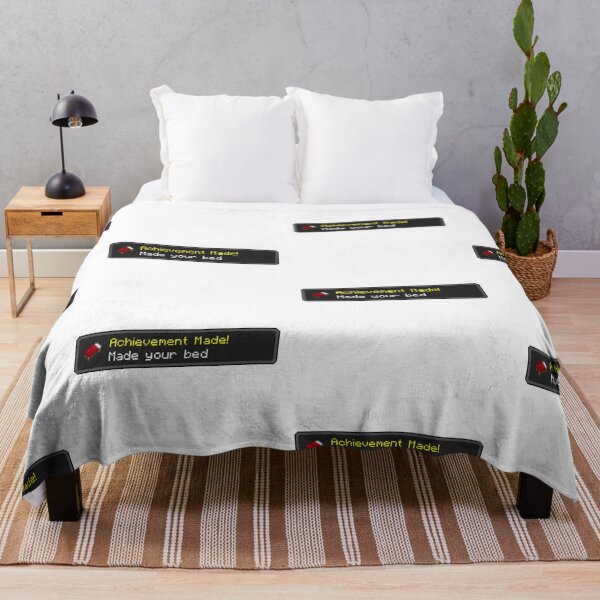 Item preview, Minecraft Achievement: made your bed designed and sold by newfangirlmerch.
