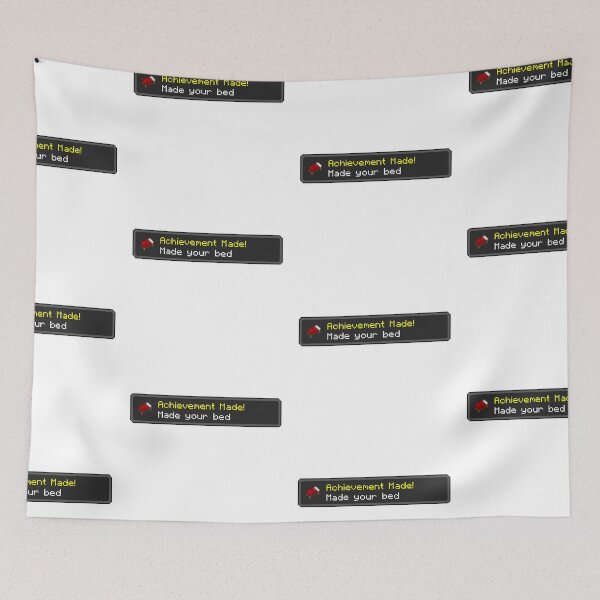 Item preview, Minecraft Achievement: made your bed designed and sold by newfangirlmerch.