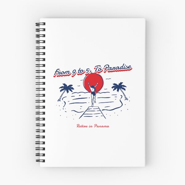 Item preview, From 9 to 5, To Paradise. Retire in Panama  designed and sold by JoeVee-Int.