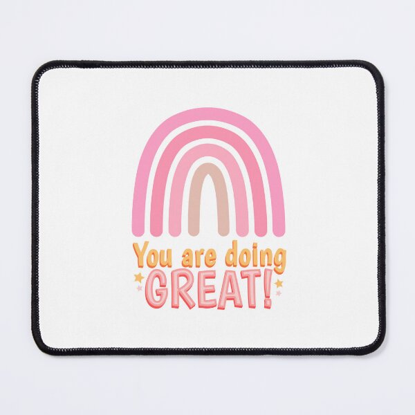Item preview, Pink Rainbow Aesthetic You're Doing Great designed and sold by ElizabethCoelho.