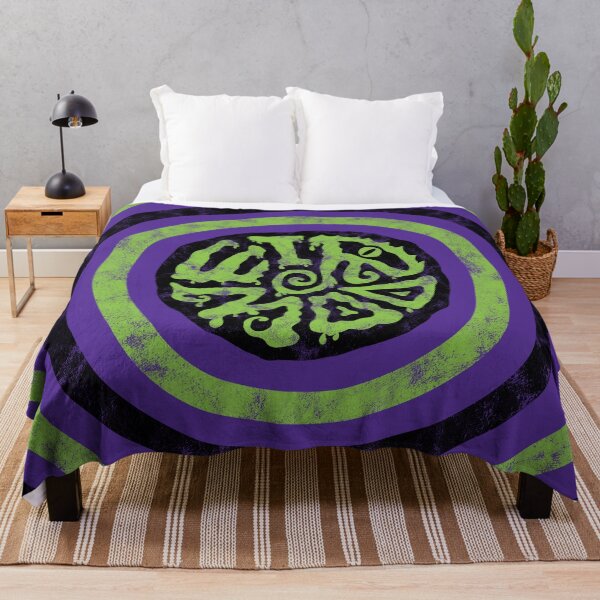 Item preview, WEIRDO Monster Slime Lettering – Distressed Circular Design | Lime Green, Black, Violet designed and sold by testvvave.
