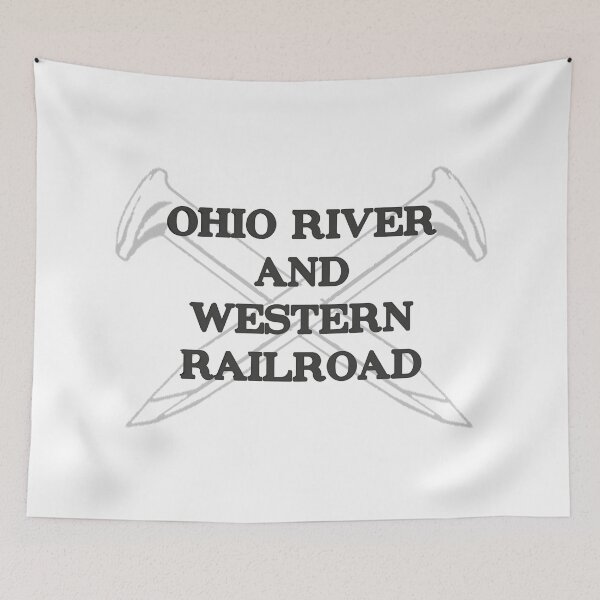 Item preview, Vintage Ohio River and Western Railroad designed and sold by QuayTradingCo.