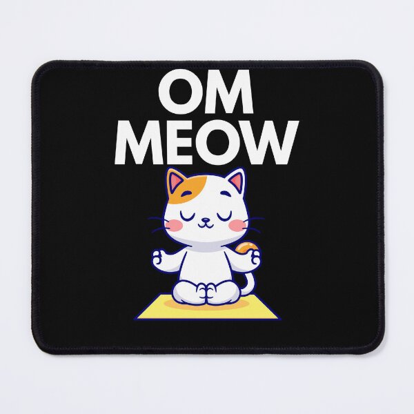 Item preview, Om Meow Yoga Cat designed and sold by PrintHorizonD.