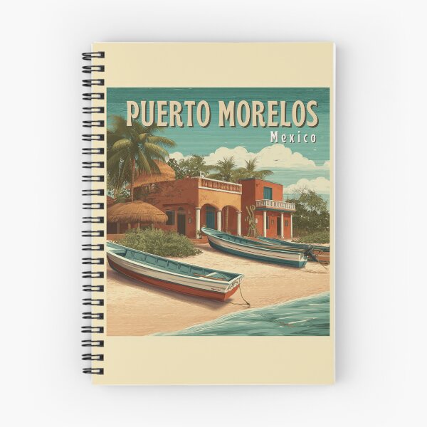 Item preview, A Vintage Travel Art of Puerto Morelos - Mexico  designed and sold by GoodOldVintage.