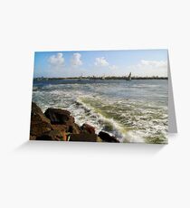 The Yacht Race Greeting Card