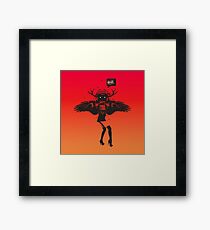SheHawk Framed Print