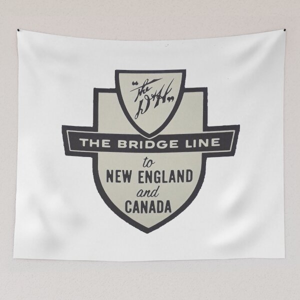 Item preview, Vintage Delaware and Hudson Railroad - The Bridge Line designed and sold by QuayTradingCo.