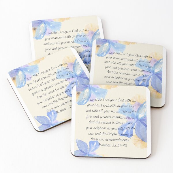 Item preview,  Matthew 22:37-40 designed and sold by _AveRosa_.