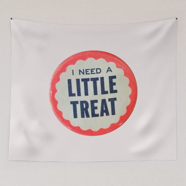 Item preview, a Little Treat | Vintage Pin Badge Reprint | Retro Distressed Activism Button, Political Statement, Anti-War, Social Justice, Radical New Age Rebellion, Grunge Style Collectible designed and sold by Two Otters Co.