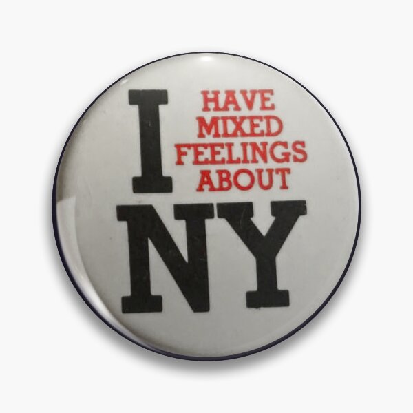 Item preview, NY | Vintage Pin Badge Reprint | Retro Distressed Activism Button, Political Statement, Anti-War, Social Justice, Radical New Age Rebellion, Grunge Style Collectible designed and sold by Two Otters Co.