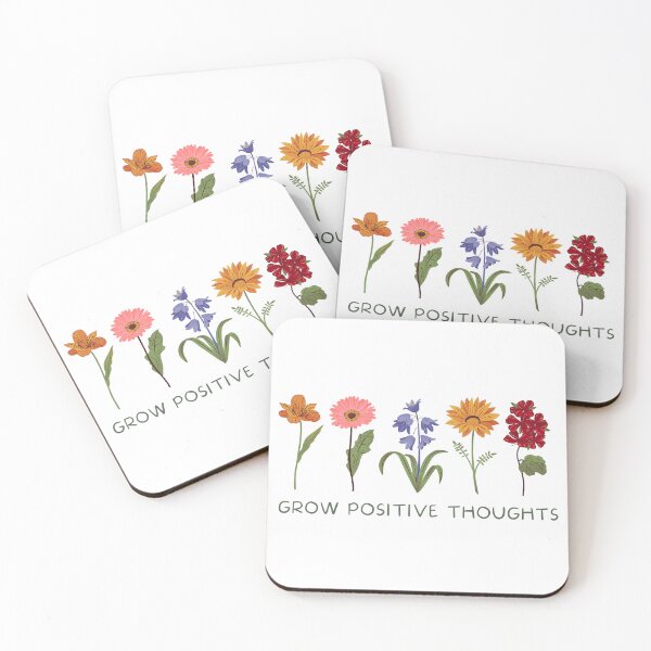 Item preview, Grow Positive Thoughts Floral Art designed and sold by Positive_Space.