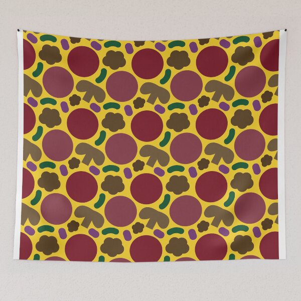 Item preview, Pizza Toppings Pattern designed and sold by babybigfoot.