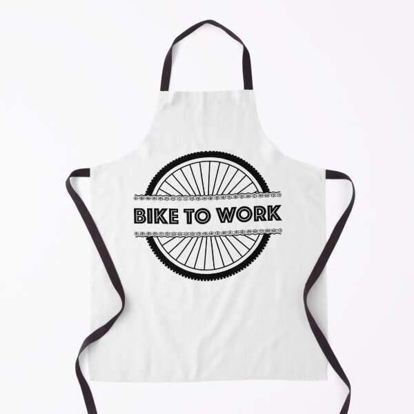 Item preview, Bike to Work - Art urban bicycle, classic wheel tire, quote: designed and sold by Pedal Canvas.