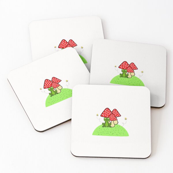 Item preview, Cute Frog And Toadstool designed and sold by Sartoris Art.