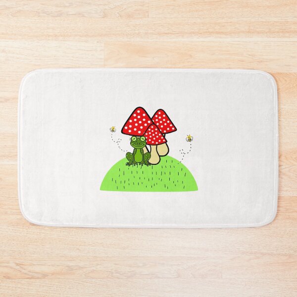 Item preview, Cute Frog And Toadstool designed and sold by Sartoris Art.