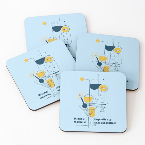 Item preview, Cubist Martini – Drink Deep, Think Deeper designed and sold by Bearabilia.