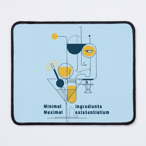Item preview, Cubist Martini – Drink Deep, Think Deeper designed and sold by Bearabilia.