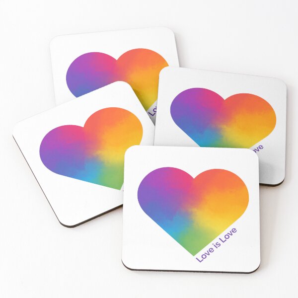 Item preview, Love is Love Sticker - LGBT Pride Gift for Couple designed and sold by DesignAnother.