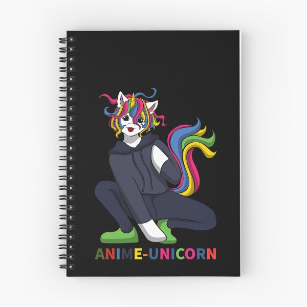 Item preview, Anime Unicorn Creature – Manga Style – Rainbow Mane designed and sold by KolbaVison.