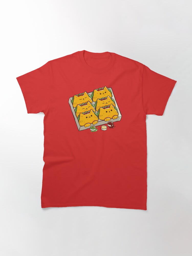 Thumbnail 3 of 7, Classic T-Shirt, Taco Cats Funny Food by Tobe Fonseca designed and sold by tobiasfonseca.
